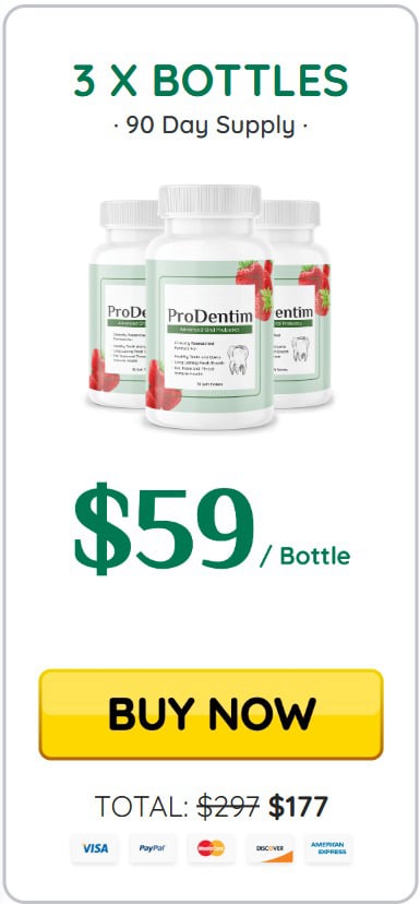 Prodentim 3 bottle